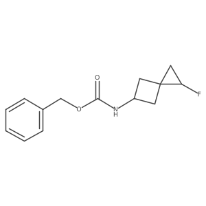 benzyl N-{1-fluorospiro[2.3]hexan-5-yl}carbamate Structure