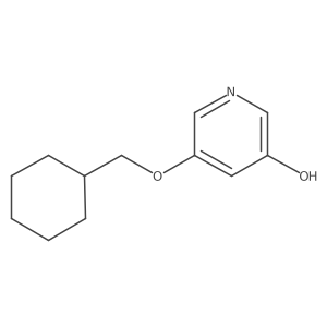 5-(Cyclohexylmethoxy)pyridin-3-ol结构式