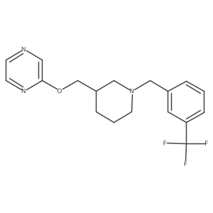2-[(1-{[3-(Trifluoromethyl)phenyl]methyl}piperidin-3-yl)methoxy]pyrazine结构式