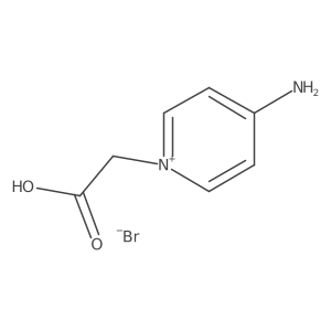 4-Amino-1-(carboxymethyl)pyridin-1-ium bromide Structure