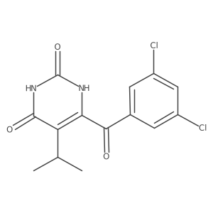 6-(3,5-Dichloro-benzoyl)-5-isopropyl-1H-pyrimidine-2,4-dione Structure