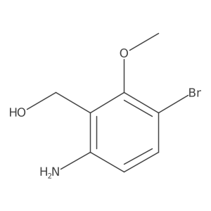 6-amino-3-bromo-2-methoxyBenzenemethanol Structure