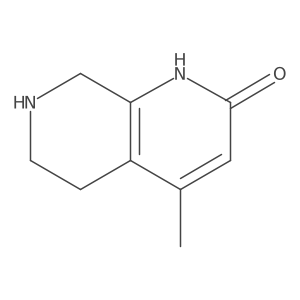 1,7-Naphthyridin-2(1H)-one, 5,6,7,8-tetrahydro-4-methyl-结构式