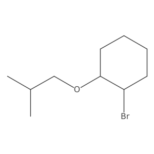 1-Bromo-2-(2-methylpropoxy)cyclohexane Structure