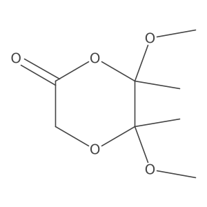 (5S,6S)-5,6-Dimethoxy-5,6-dimethyl-1,4-dioxan-2-one Structure