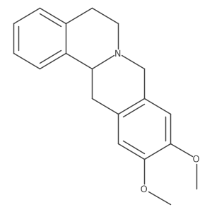 5,8,13,13a-Tetrahydro-10,11-dimethoxy-6H-dibenzo[a,g]quinolizine结构式