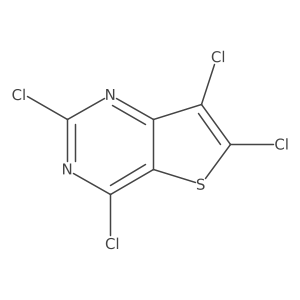 Perchlorothieno[3,2-d]pyrimidine Structure
