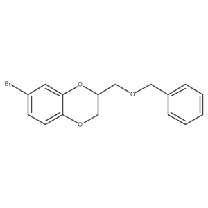 2-((Benzyloxy)methyl)-7-bromo-2,3-dihydrobenzo[b][1,4]dioxine Structure