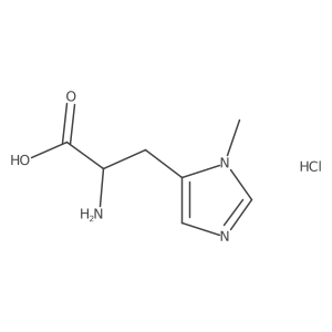 (S)-2-Amino-3-(1-methyl-1H-imidazol-5-yl)propanoic acid hydrochloride Structure
