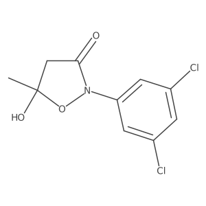 3-Isoxazolidinone,2-(3,5-dichlorophenyl)-5-hydroxy-5-methyl- Structure