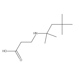 N-(1,1,3,3-Tetramethylbutyl)-I(2)-alanine Structure