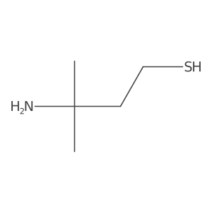 3-Amino-3-methylbutane-1-thiol结构式