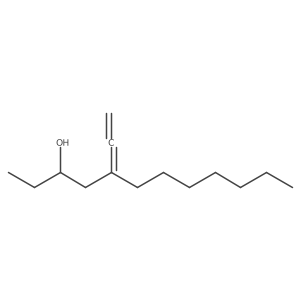 (3S)-5-Ethenylidenedodecan-3-OL结构式