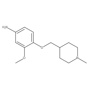 N-methyl-4-(2-methoxy-4-aminophenoxymethyl)piperidine Structure