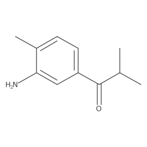 Cc1ccc(C(=O)C(C)C)cc1N结构式