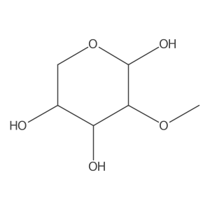 2-O-Methyl-alpha-L-arabinopyranose结构式