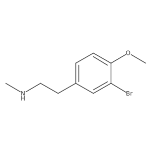 2-(3-bromo-4-methoxyphenyl)-N-methylethanamine Structure