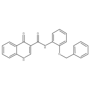 n-(2-Benzyloxyphenyl)-4-oxo-1h-quinoline-3-carboxamide Structure
