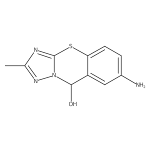 6-Amino-2-methyl-4H-9-thia-1,3,3a-triaza-cyclopenta[b]naphthalen-4-ol Structure