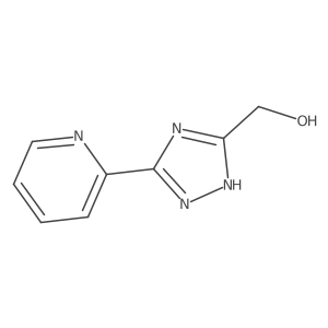 [5-(Pyridin-2-yl)-1H-1,2,4-triazol-3-yl]methanol结构式