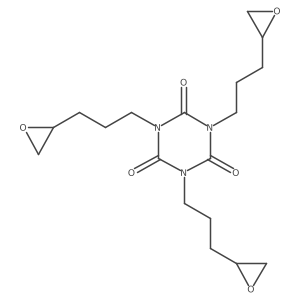 1,3,5-Triazine-2,4,6(1H,3H,5H)-trione, 1,3,5-tris[3-(2-oxiranyl)propyl]- Structure
