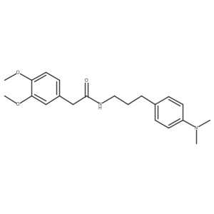 2-(3,4-dimethoxyphenyl)-N-(3-(4-(dimethylamino)phenyl)propyl)acetamide Structure