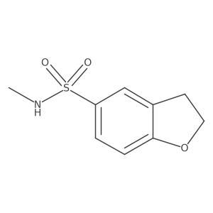 N-Methyl-2,3-dihydro-1-benzofuran-5-sulfonamide Structure