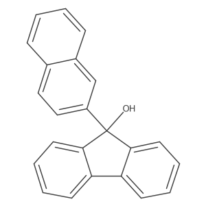 9-(2-Naphthalenyl)-9H-fluoren-9-ol结构式
