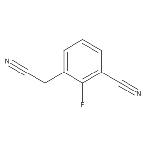 3-Cyano-2-fluorophenylacetonitrile结构式