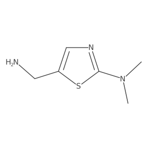 5-(Aminomethyl)-N,N-dimethylthiazol-2-amine Structure