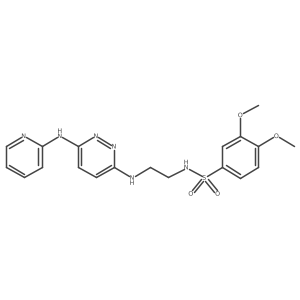 3,4-dimethoxy-N-(2-((6-(pyridin-2-ylamino)pyridazin-3-yl)amino)ethyl)benzenesulfonamide结构式