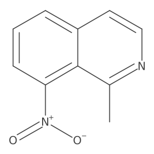 1-Methyl-8-nitroisoquinoline Structure