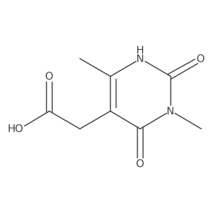 (3,6-Dimethyl-2,4-dioxo-1,2,3,4-tetrahydropyrimidin-5-yl)acetic acid Structure
