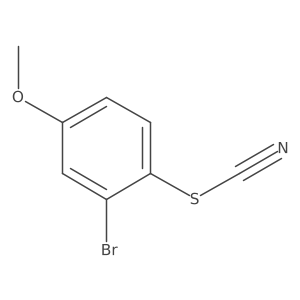 2-Bromo-4-methoxy-1-thiocyanatobenzene Structure