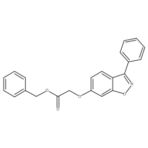 Benzyl [(3-phenyl-1,2-benzoxazol-6-yl)oxy]acetate Structure