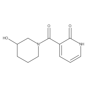 3-(3-Hydroxypiperidine-1-carbonyl)-1,2-dihydropyridin-2-one结构式