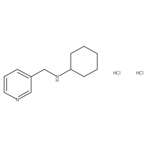 N-(3-Pyridinylmethyl)cyclohexanamine dihydrochloride Structure