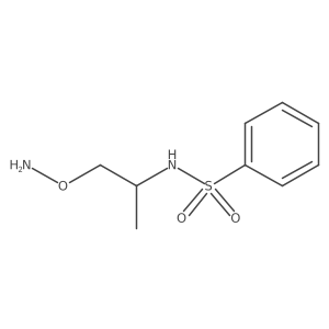 N-[2-(Aminooxy)-1-methylethyl]benzenesulfonamide Structure