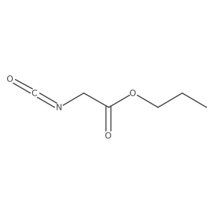 Acetic acid, isocyanato-, propyl ester结构式