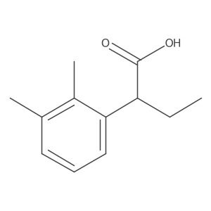 2-(2,3-Dimethylphenyl)butanoic acid结构式