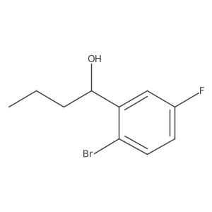 1-(2-Bromo-5-fluorophenyl)butan-1-ol Structure