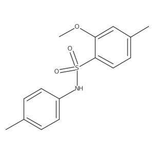 2-methoxy-4-methyl-N-(4-methylphenyl)benzene-1-sulfonamide Structure