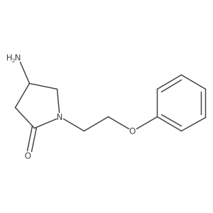 4-Amino-1-(2-phenoxyethyl)pyrrolidin-2-one Structure