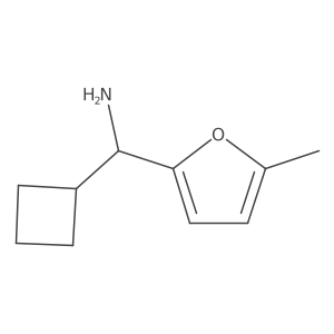 Cyclobutyl(5-methylfuran-2-yl)methanamine Structure
