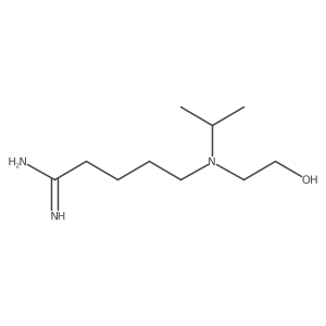 Pentanimidamide, 5-[(2-hydroxyethyl)(1-methylethyl)amino]-结构式