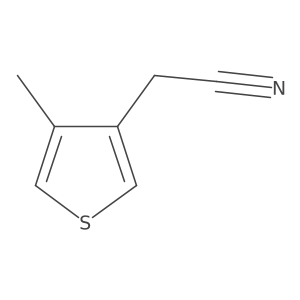 2-(4-Methylthiophen-3-yl)acetonitrile Structure