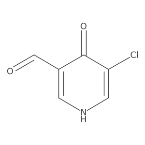 5-Chloro-4-hydroxynicotinaldehyde结构式