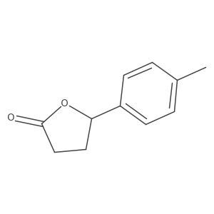 (5S)-Dihydro-5-(4-methylphenyl)-2(3H)-furanone Structure