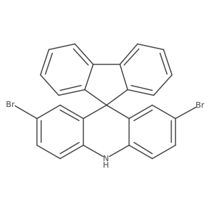 2,7-Dibromo-10H-spiro[acridine-9,9'-fluorene] Structure