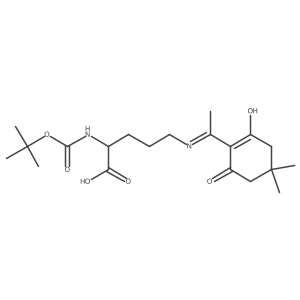 Boc-D-Orn(Dde)-OH结构式